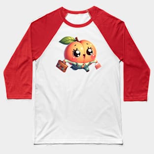 Cute Peach Baseball T-Shirt